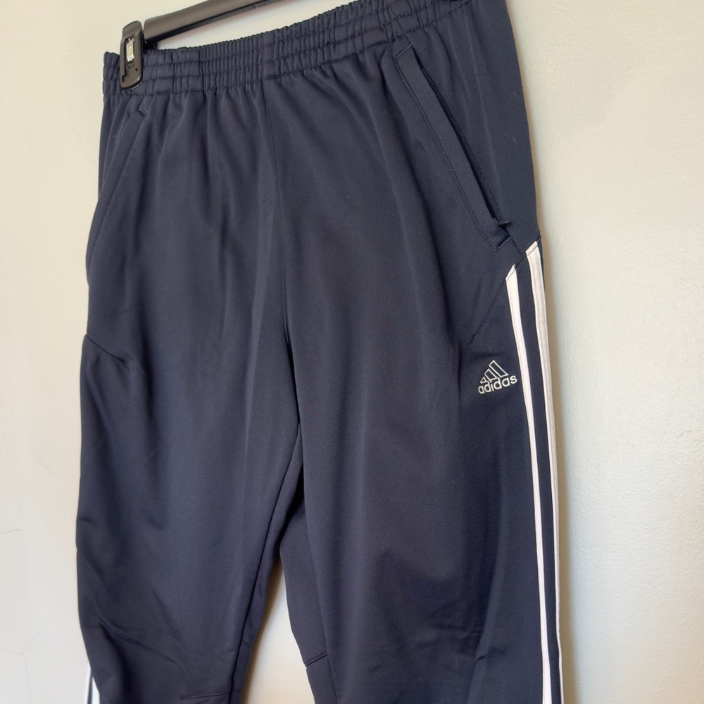 Adidas Classic Men Navy White Green SweatPants Size Medium